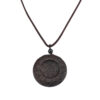 Ebony Nine Palaces Bagua Pendant with Buddha