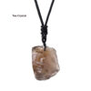 Feng Shui Natural Crystal Pendant Necklace