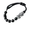 Black Obsidian Pixiu Men's Bracelet: 999 Sterling Silver, Essential for Wealth Attraction