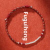 Fortune's Path: Bamboo Knot Woven Red String Bracelet - Lucky Koi for Exam Success, Ideal Gift for Men and Women