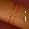 Money Magnet: Red String Bracelet for Good Fortune - Ethnic Style with Ancient Coins, Weaved for Prosperity