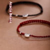 Love's Emblem: Couple Red String Bracelets with Love Beans - Zodiac Luck Weaved into Valentine's Gifts