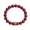 Zodiac Year Prosperity: Red Cinnabar Bracelet with 925 Silver Beads - Ideal Zodiac Year Gift