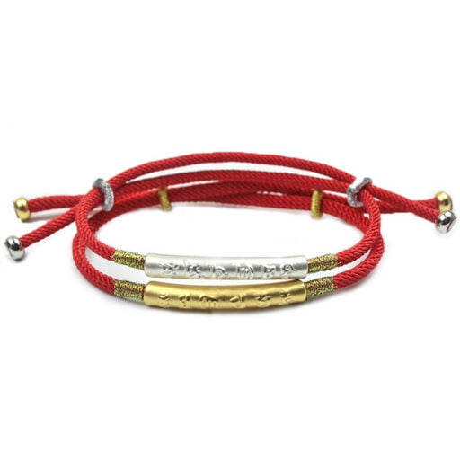 tibetan buddhist red string bracelet