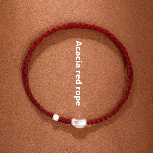 Love's Emblem: Couple Red String Bracelets with Love Beans - Zodiac Luck Weaved into Valentine's Gifts