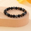 Triple Protection Bracelet - Tiger’s Eye, Obsidian, Hematite