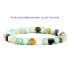 Gemstone couple bracelet