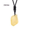 Feng Shui Natural Crystal Pendant Necklace