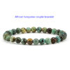 Gemstone couple bracelet