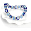 Blue Crystal Evil Eye Bracelet