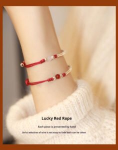 Lucky Bracelet for Women 2023 | Bamboo Node Red Rope Braided Bracelet - Good Luck Zodiac Year Red Handwoven Bracelet, Ideal for Birthdays and Gifts