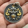 Tibetan Amulet Zhabgza Mythical Beast Necklace