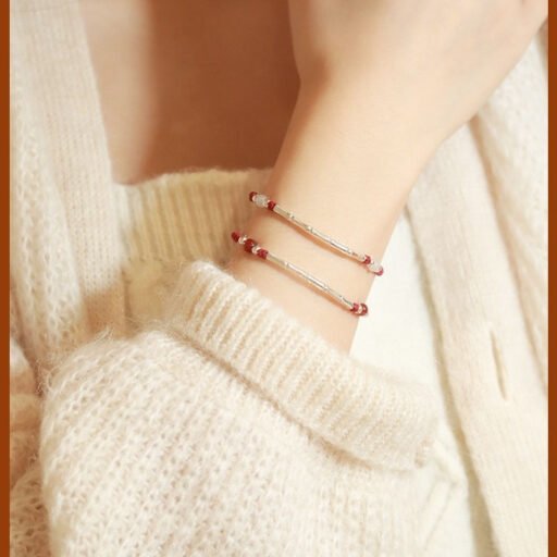 Lucky Bracelet for Women 2023 | Bamboo Node Red Rope Braided Bracelet - Good Luck Zodiac Year Red Handwoven Bracelet, Ideal for Birthdays and Gifts