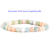 Gemstone couple bracelet