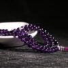 Natural Amethyst 108 Beads Buddha Bracelet