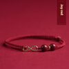 Endless Luck: Cinnabar Zodiac Year Red String Bracelet for Wealth, Handcrafted Lucky Couple Gift