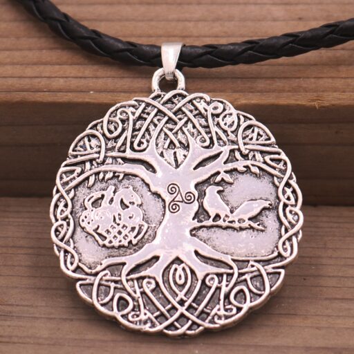 Viking Odin Amulet Tree of Life Pendant