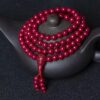 108 Beads Cinnabar Buddha Bracelet