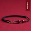 Endless Luck: Cinnabar Zodiac Year Red String Bracelet for Wealth, Handcrafted Lucky Couple Gift