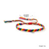 Handcrafted Adjustable Rainbow Friendship Bracelet – Nepalese Colorful Knot Design