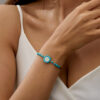 Handcrafted Zodiac Turquoise Bracelet