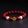 Good Luck-Pure Silver Lotus Bracelet