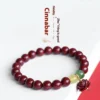 Step by step to success-Purple gold sand lotus pendant bracelet